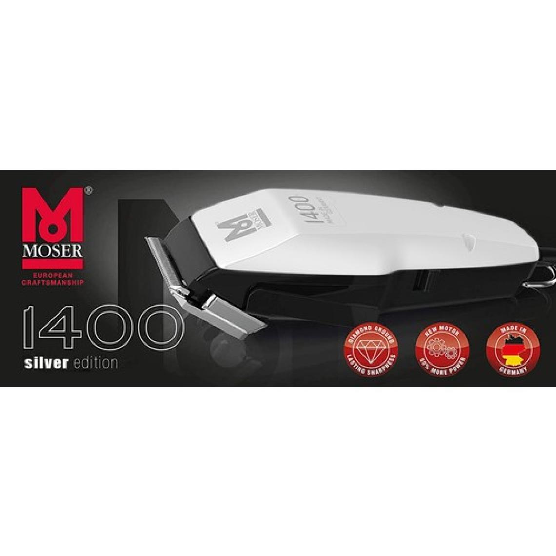Moser 1406-0458 Gümüş Saç Kesme Makinesi