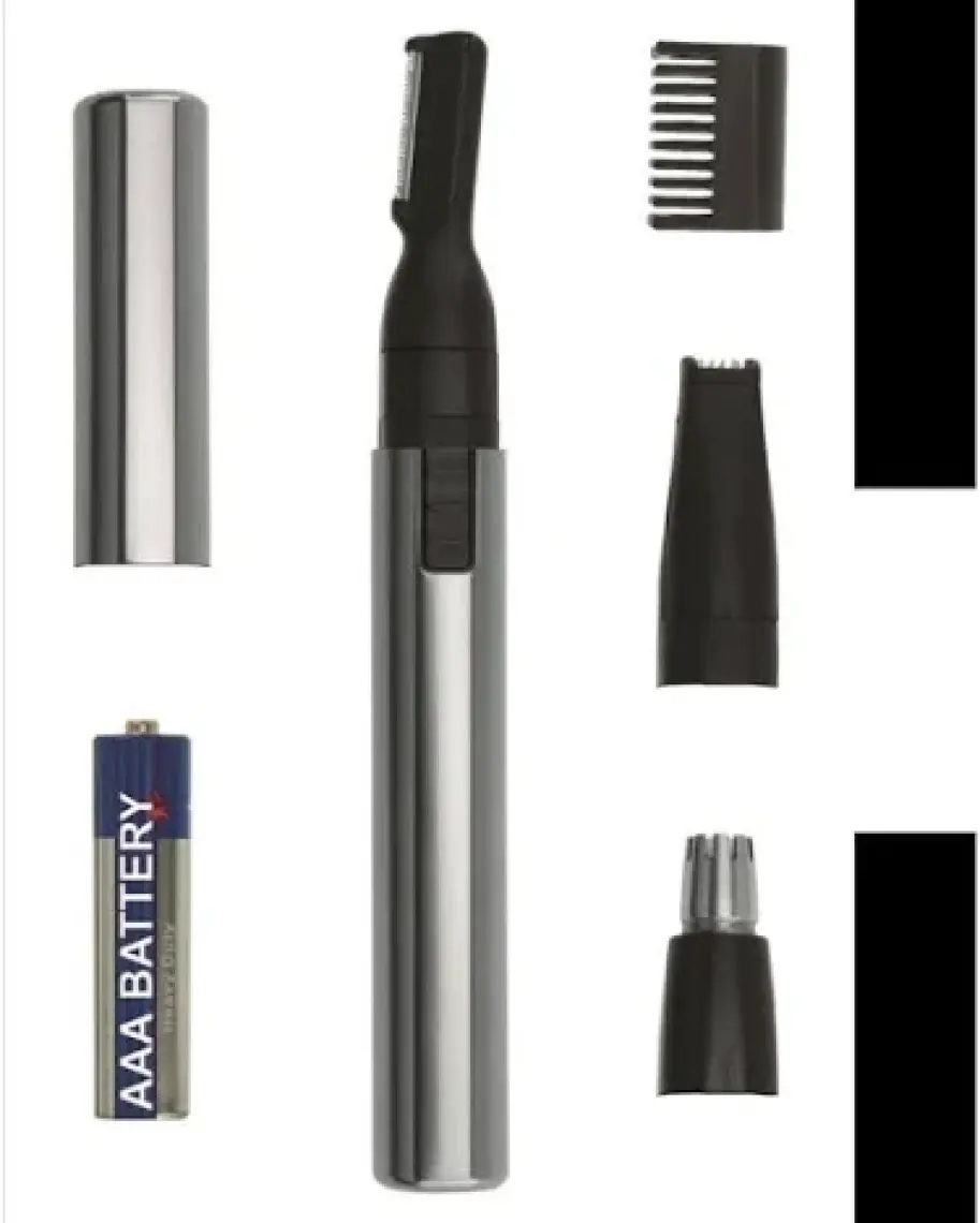 Wahl Micro Groomsman Burun, Kulak Tüyü Temizleme ve Kaş Şekillendirme Makinesi 2'si 1 arada