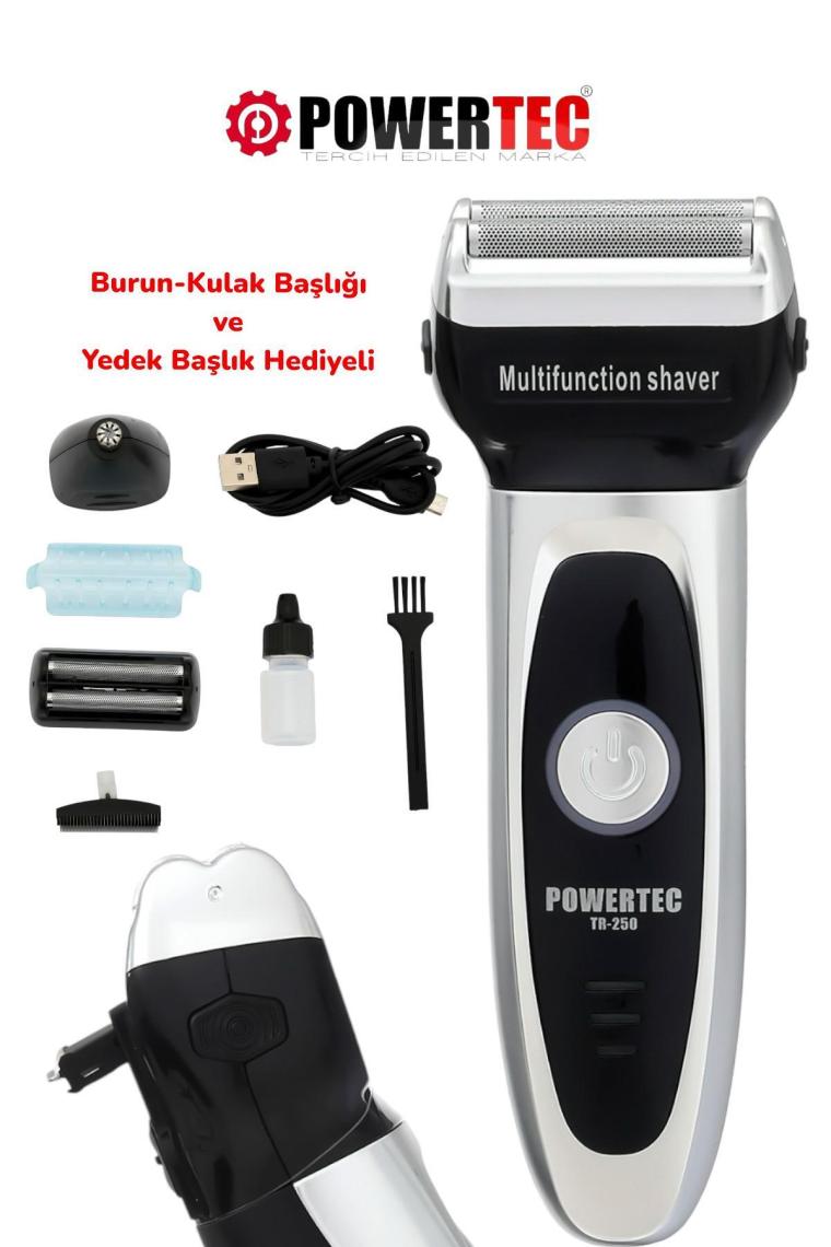 Powertec TR-250 Sakal ve Burun Kılı Tıraş Makinesi