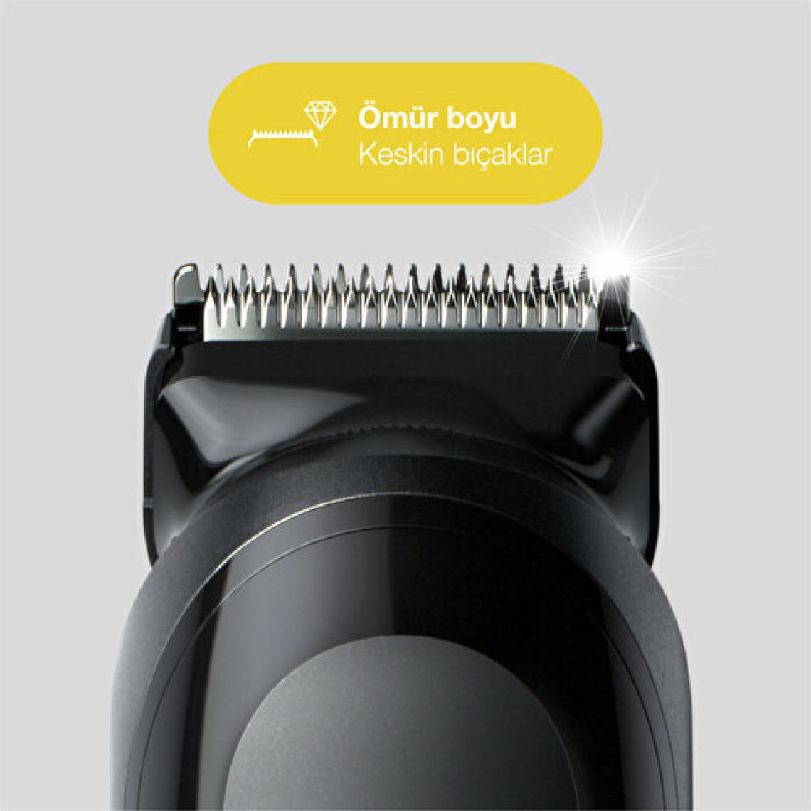 Braun MGK 5045 100. Yıl Özel Max Serisi Erkek Bakım Kiti AutoSense Kablosuz Islak&Kuru 5 Ek Ataçman+Özel Tasarım Seyahat Çantası