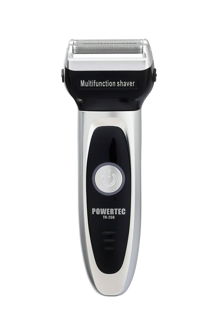 Powertec TR-2502IN1SIFIR Sakal+Tüy Alma Başlık+Sakal Çizme Bıçaklı Yedek Bıçaklı - USB Şarjlı Traş Makinesi (4886)