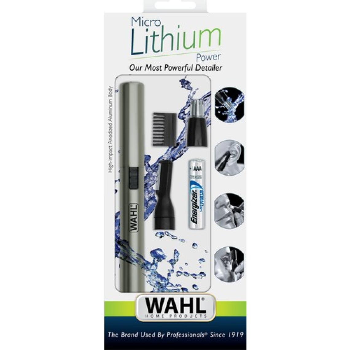 Wahl Micro Groomsman Burun, Kulak Tüyü Temizleme ve Kaş Şekillendirme Makinesi 2'si 1 arada