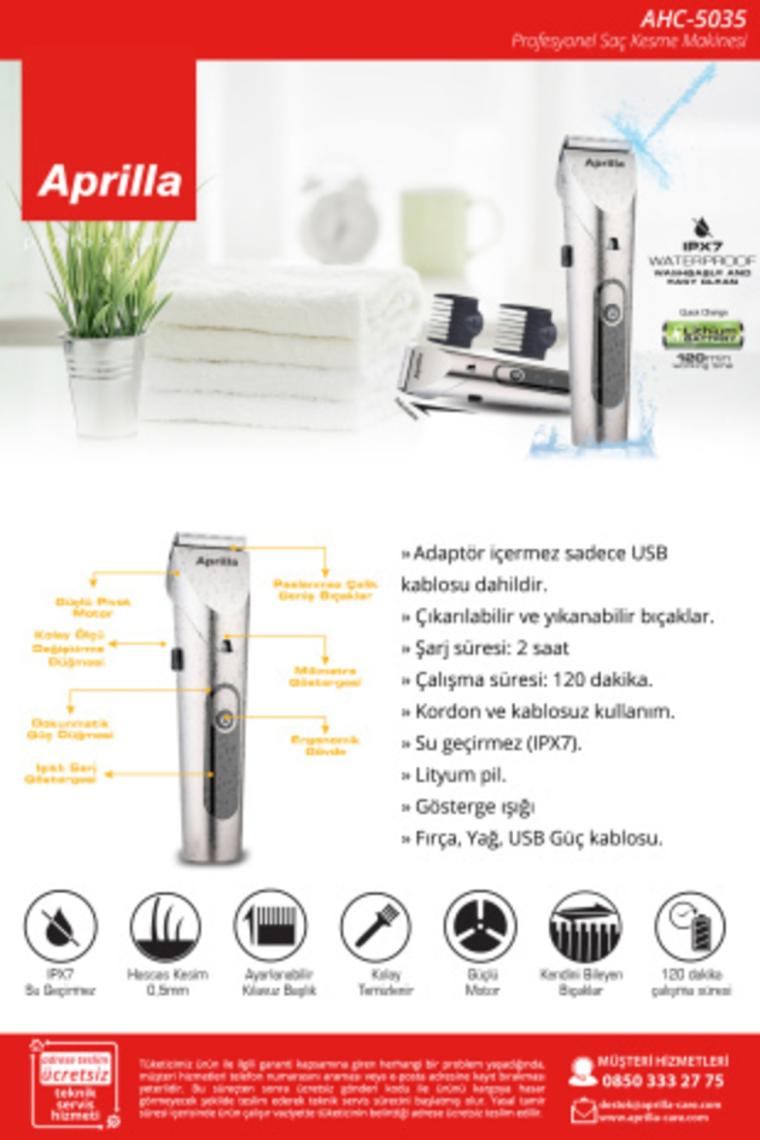 Profesyonel Saç Kesme Makinesi Ahc-5035