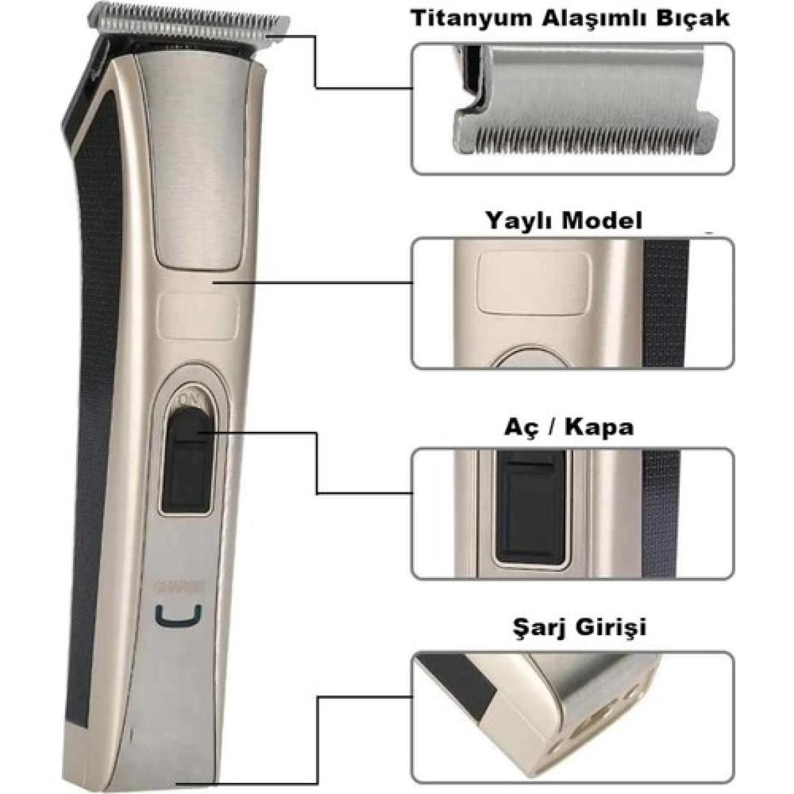 Yopigo 128 Kuaför Tipi Şarjlı Traş Tıraş Makinesi