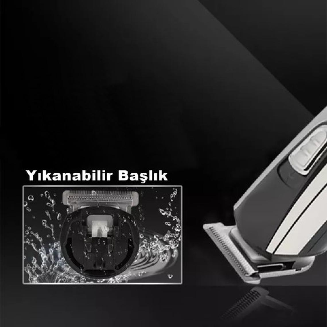 Yopigo 09 MATRİ-X Profesyonel Şarjlı Saç Sakal Kesme Tıraş Traş Makinesi Seti