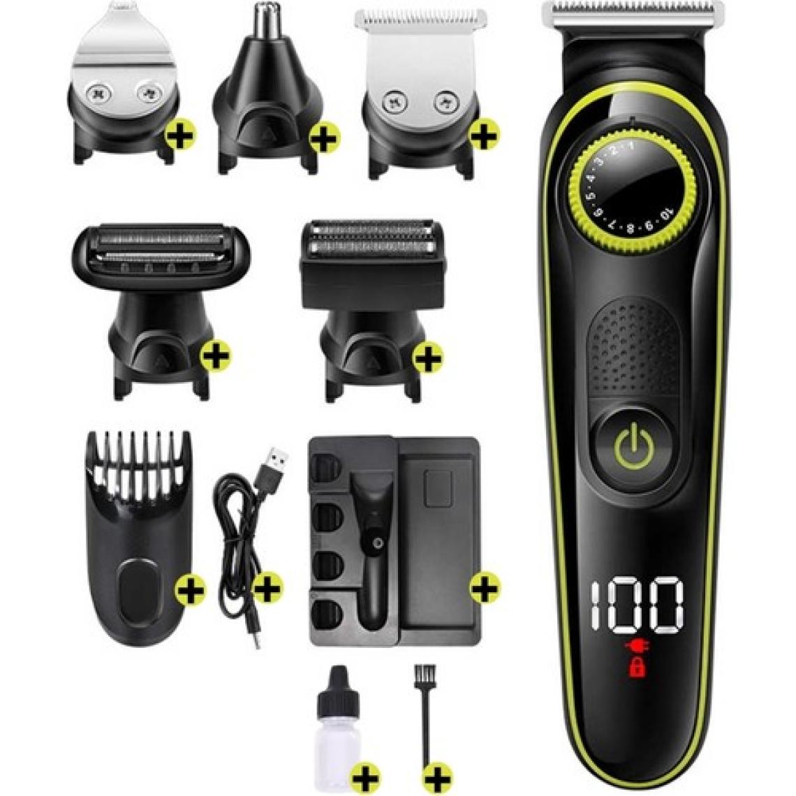 Yopigo YP 6171 Saç & Sakal Şekillendirici Tıraş Makinesi Erkek Bakım Seti 5 in 1 Ultimate