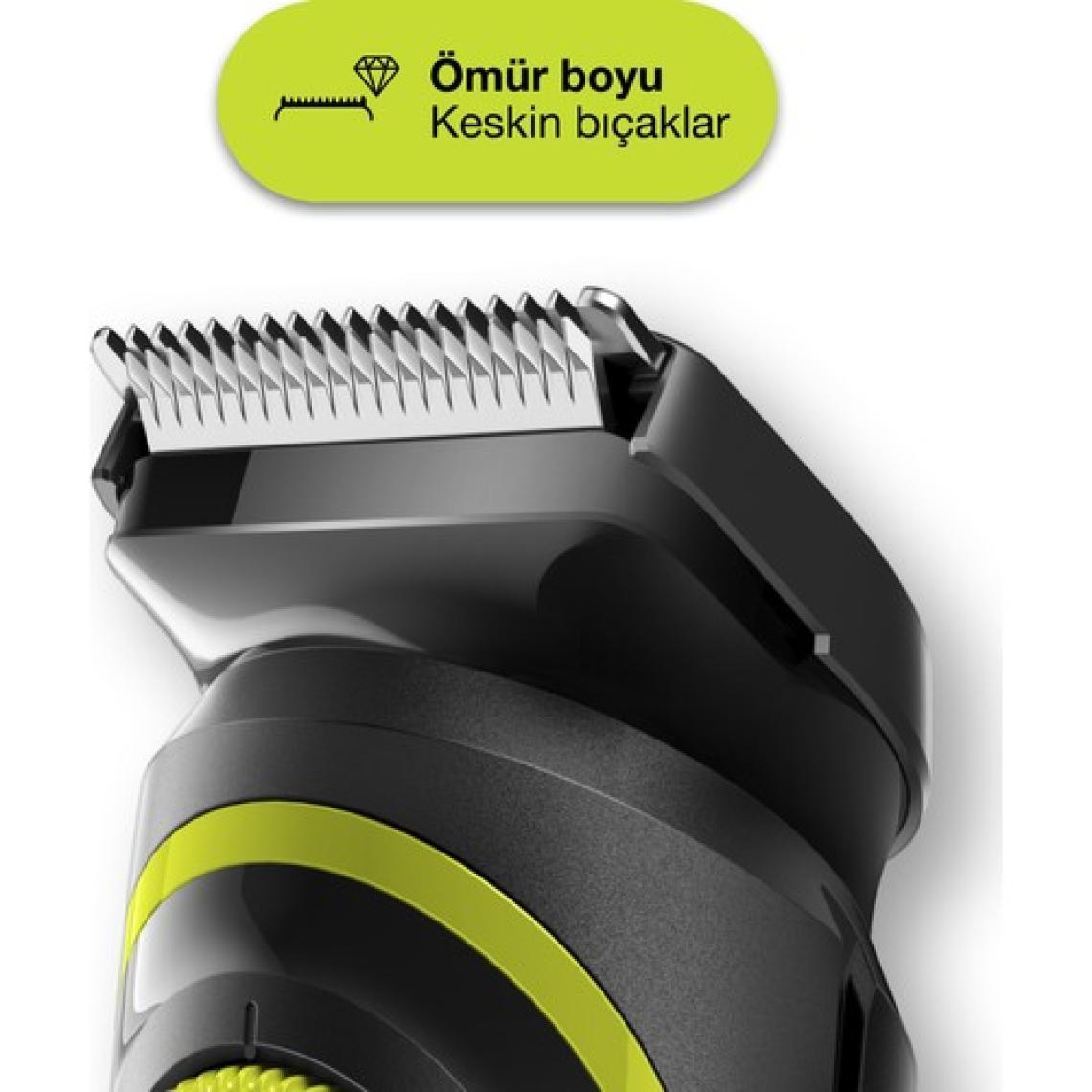 Braun BT 3241 Şarjlı Saç&Sakal Şekillendirici - Siyah/Yeşil + Gillette Fusion ProGlide