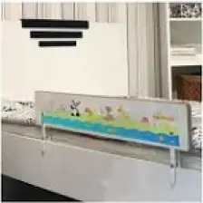 Agubugu Baby  Ahşap Yatak Bariyeri 90 x 30 cm Hayvan Desenli