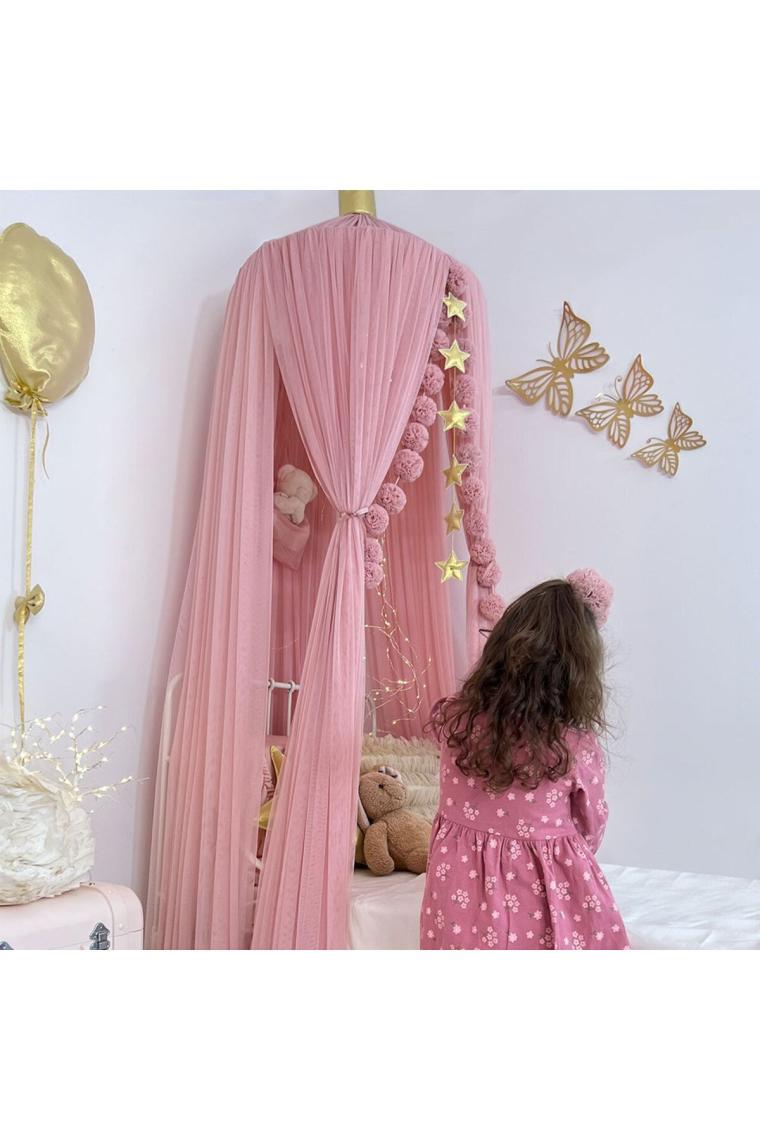 Pamuka Tül Cibinlik Deluxe Dusty Pink