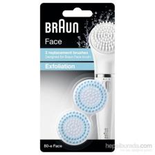 Braun Face Yüz Temizleme Cihazı Yedek Fırça Başlığı Peeling Etkili 2'li Paket SE80-e