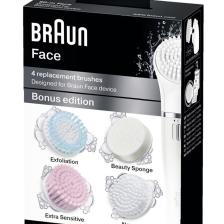 Braun SE80-m Face Yüz Temizleme Cihazı 4lü Yedek Başlığı