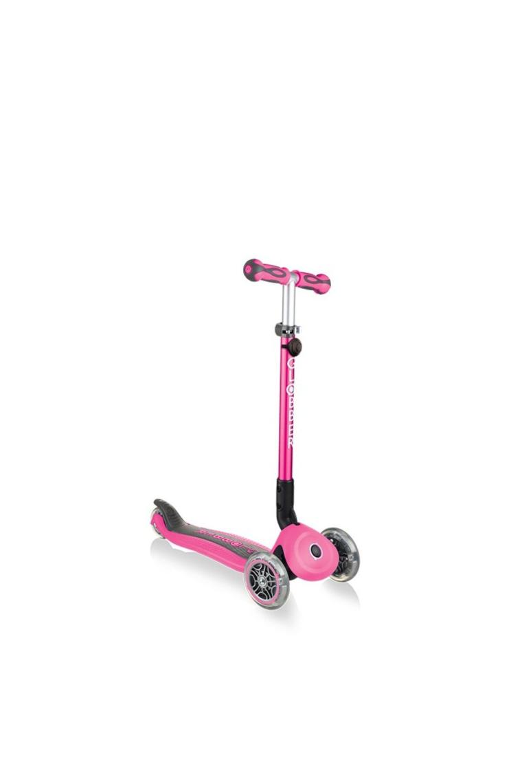 Globber Go Up Deluxe Play Pembe 3 Tekerlekli Oturaklı Işıklı Çocuk Scooter