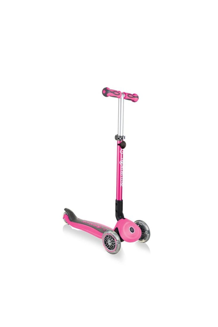 Globber Go Up Deluxe Play Pembe 3 Tekerlekli Oturaklı Işıklı Çocuk Scooter