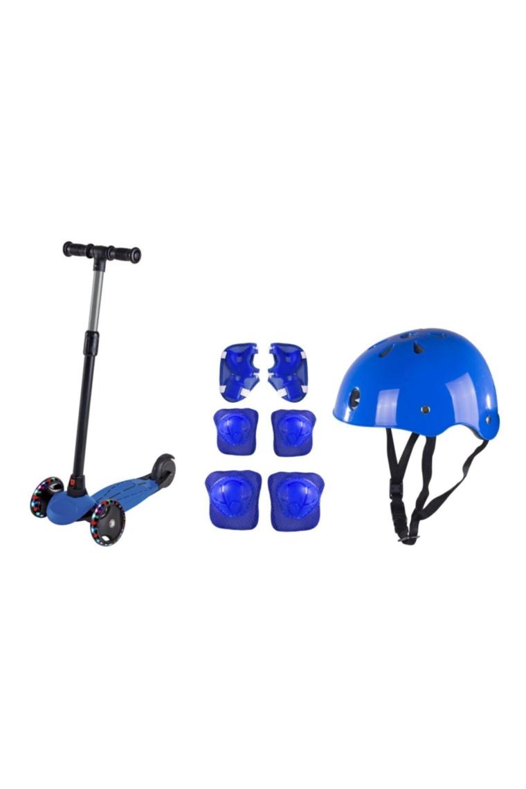 Dragon Mavi Full Set Led Işıklı Scooter