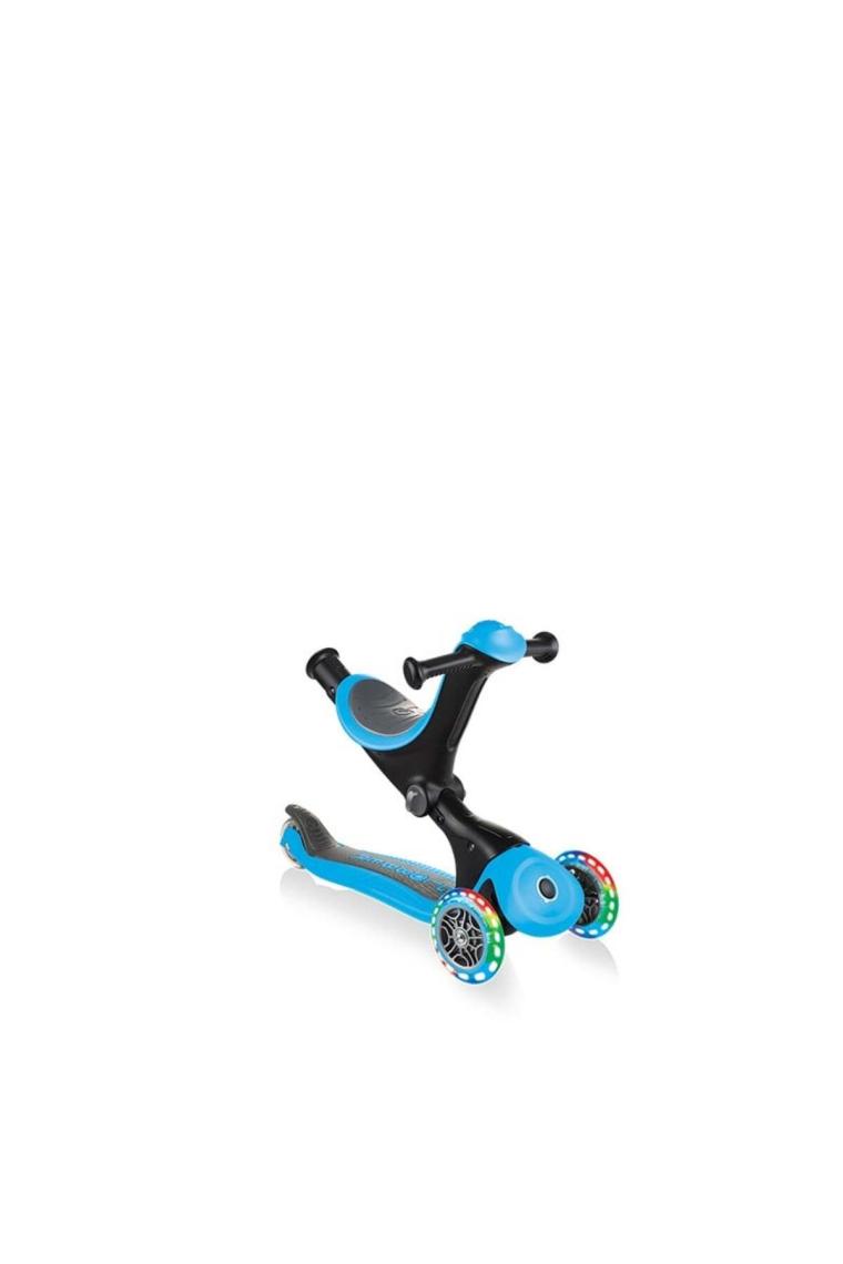 Globber Go Up Deluxe Play Mavi 3 Tekerlekli Oturaklı Işıklı Çocuk Scooter