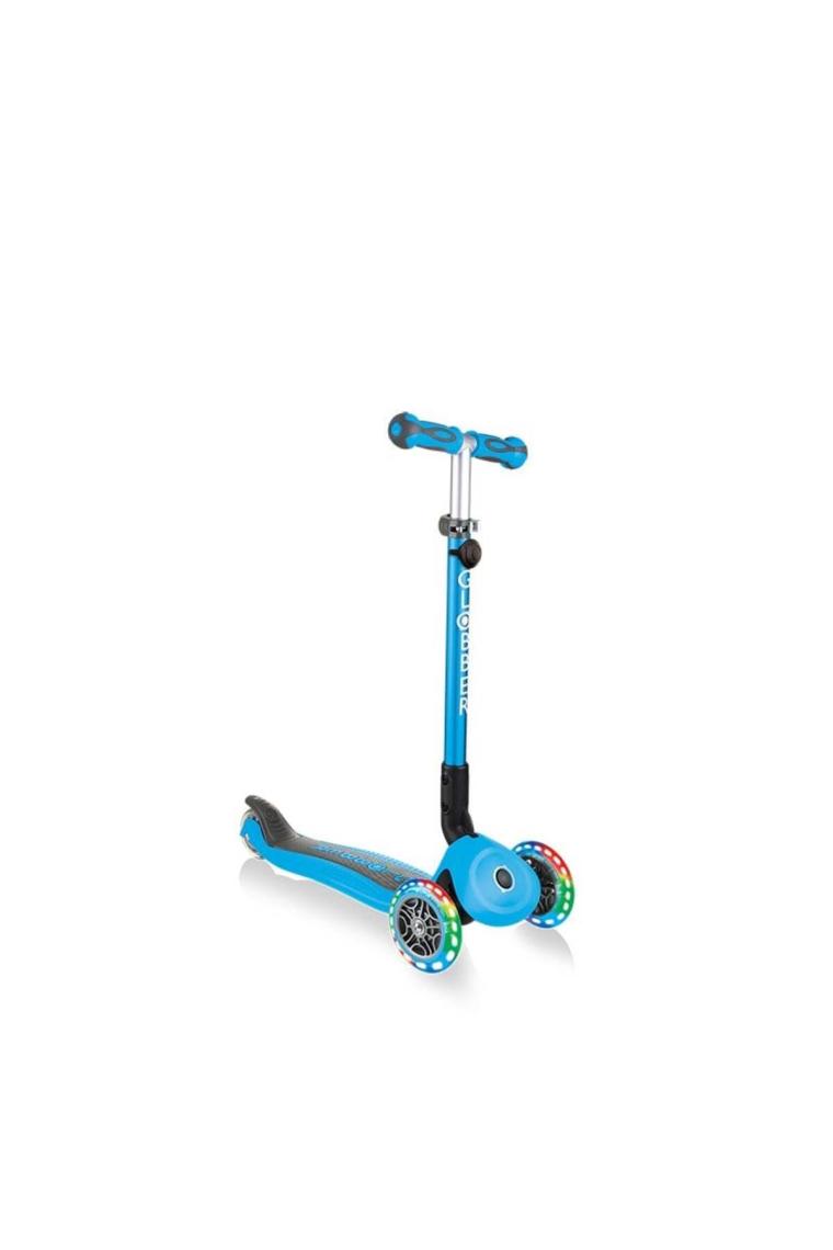 Globber Go Up Deluxe Play Mavi 3 Tekerlekli Oturaklı Işıklı Çocuk Scooter