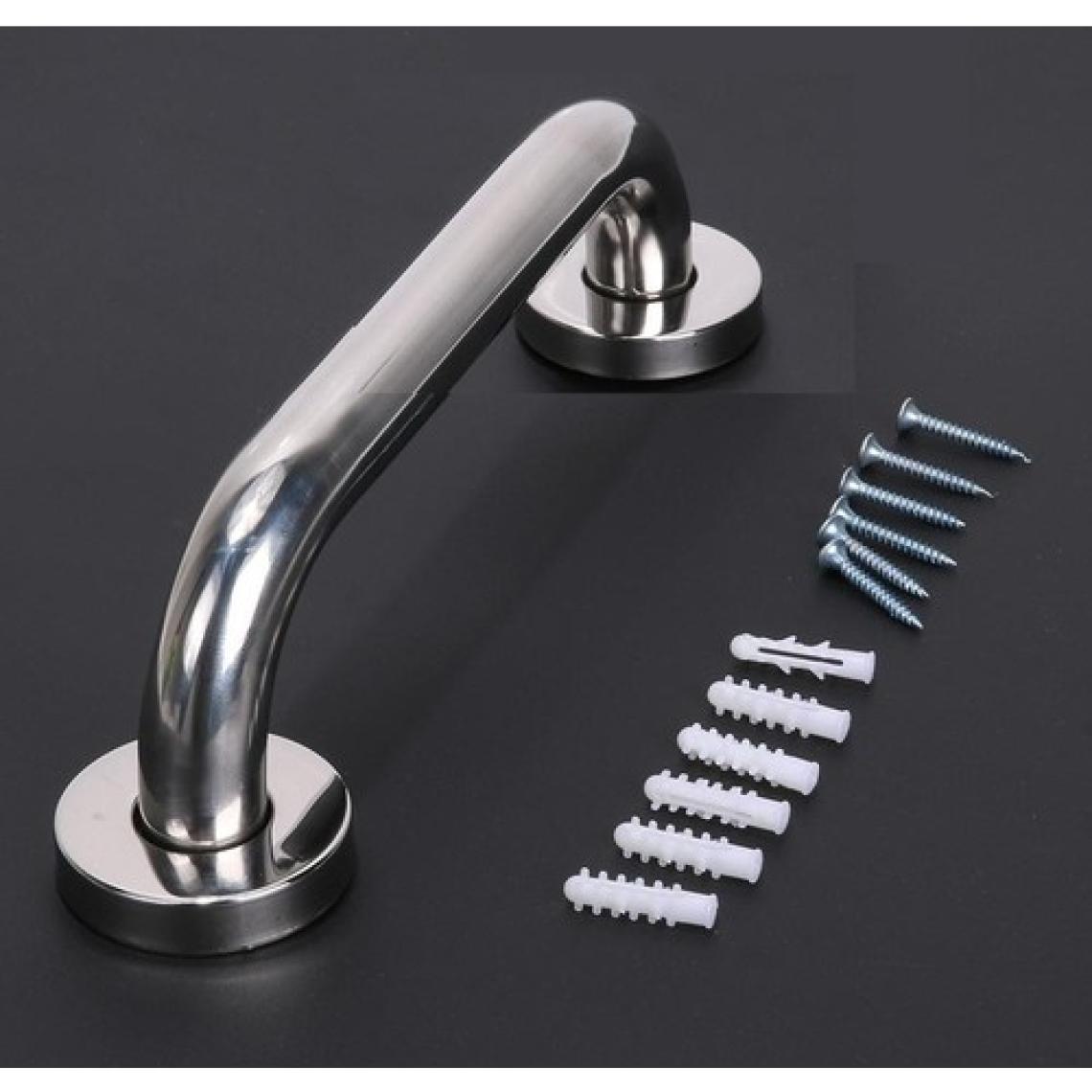 Almital Mobilya Aksesuarlari 25 Cm. Paslanmaz Tutunma Barı, Tutamağı  Wc, Banyo, Duş, Klozet, Küvet Yanı Kullanım İçin