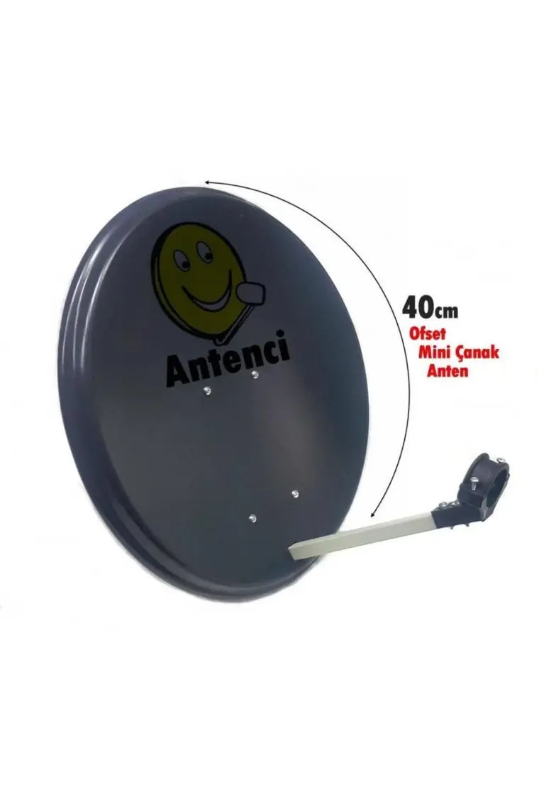 Antenci 40CM Karavan Çanak Anten Seti +Dijital Uydu Bulucu
