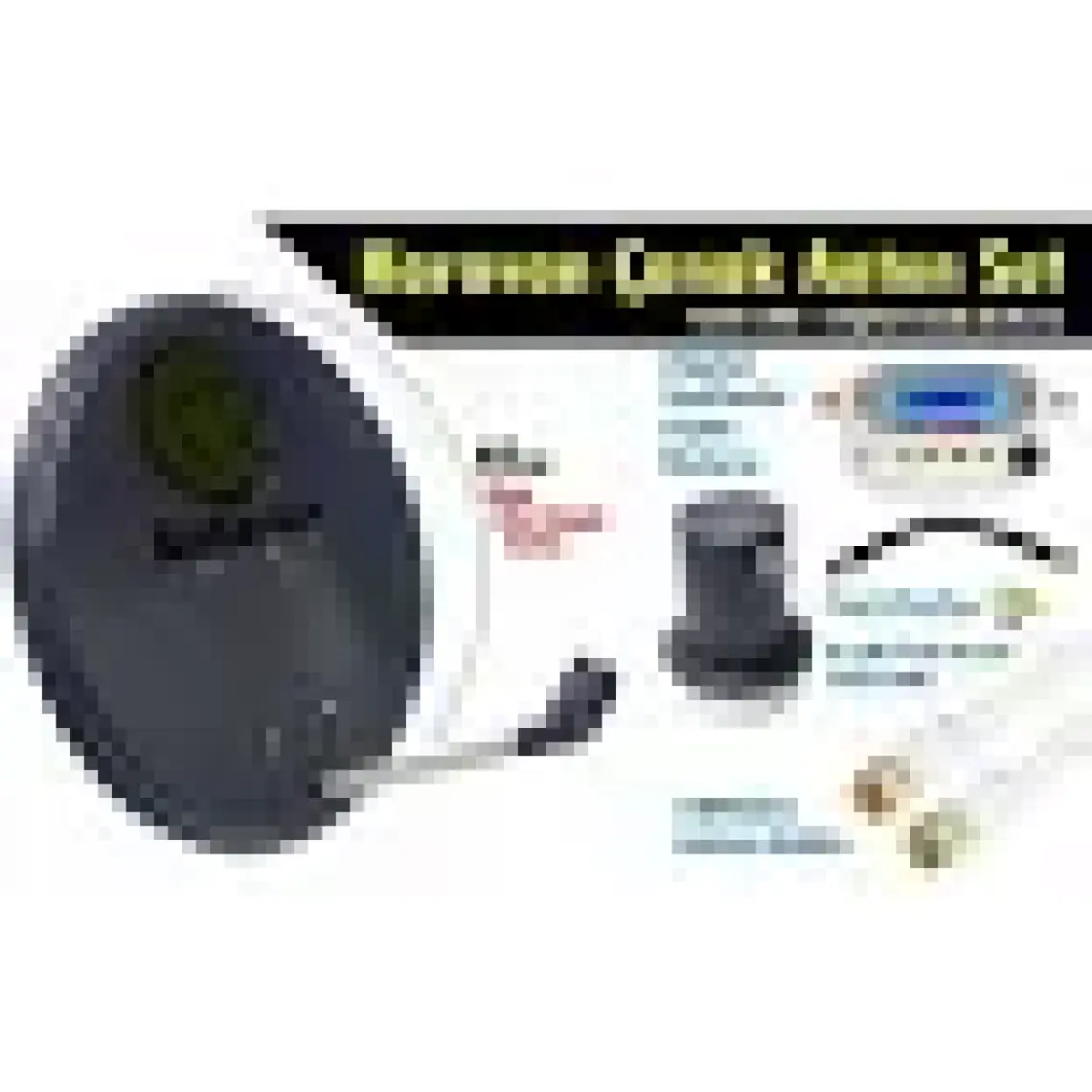 Antenci 40CM Karavan Çanak Anten Seti +Dijital Uydu Bulucu