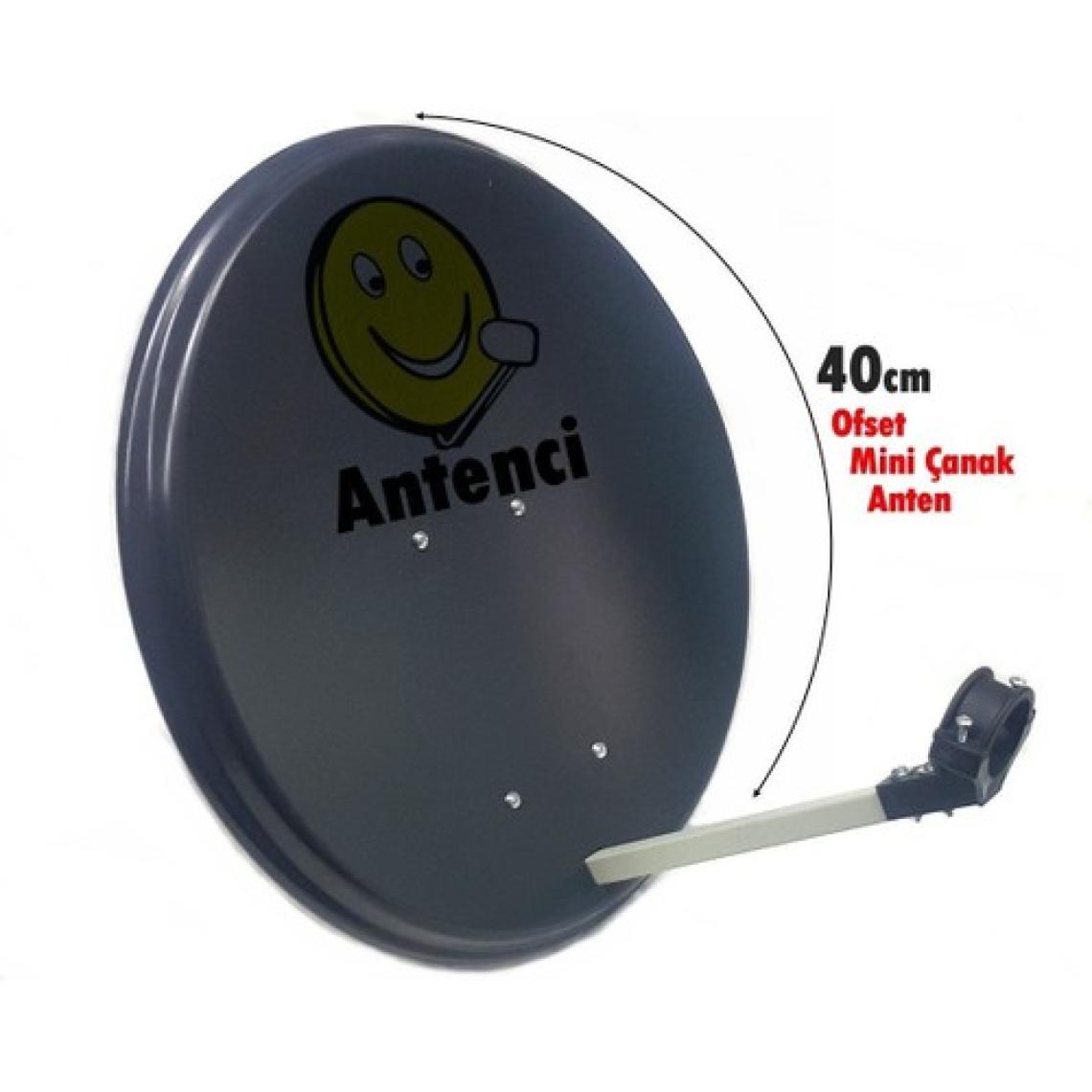 Antenci 40 cm Mini Uydu Çanak Anteni