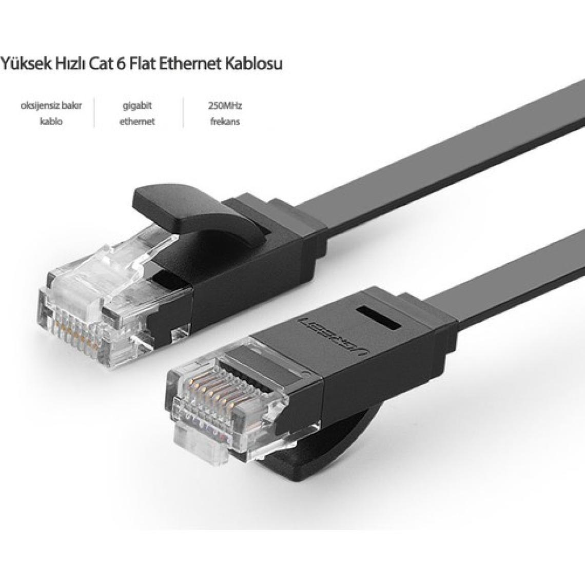 Ugreen Flat 1 m CAT6 Patch Kablo