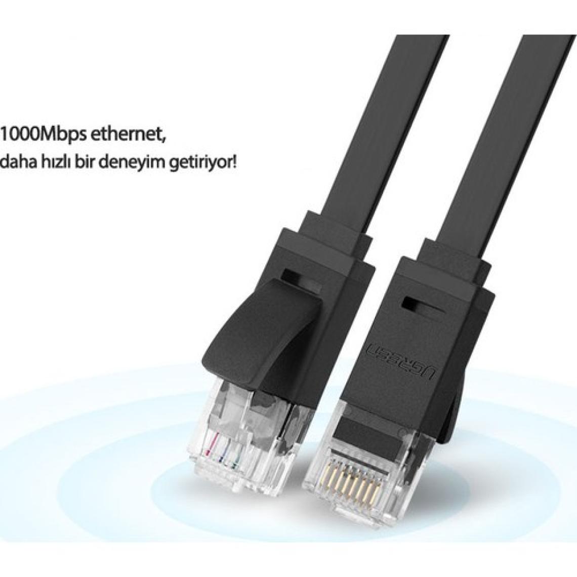 Ugreen Flat 1 m CAT6 Patch Kablo