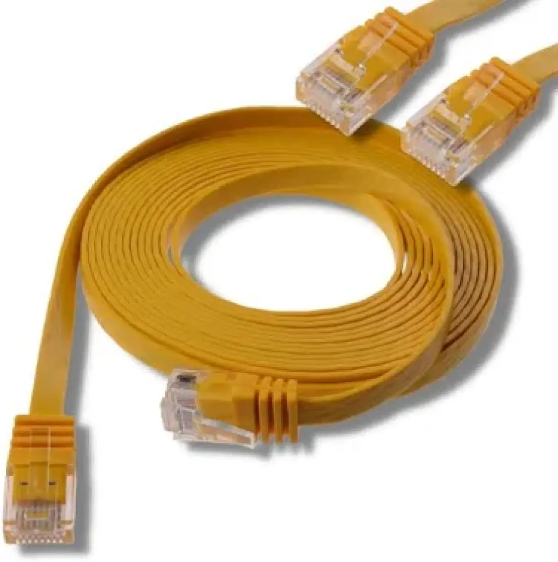 IRENIS CAT6 Yassı Ethernet (Network, LAN) Kablosu, Sarı, 1 metre