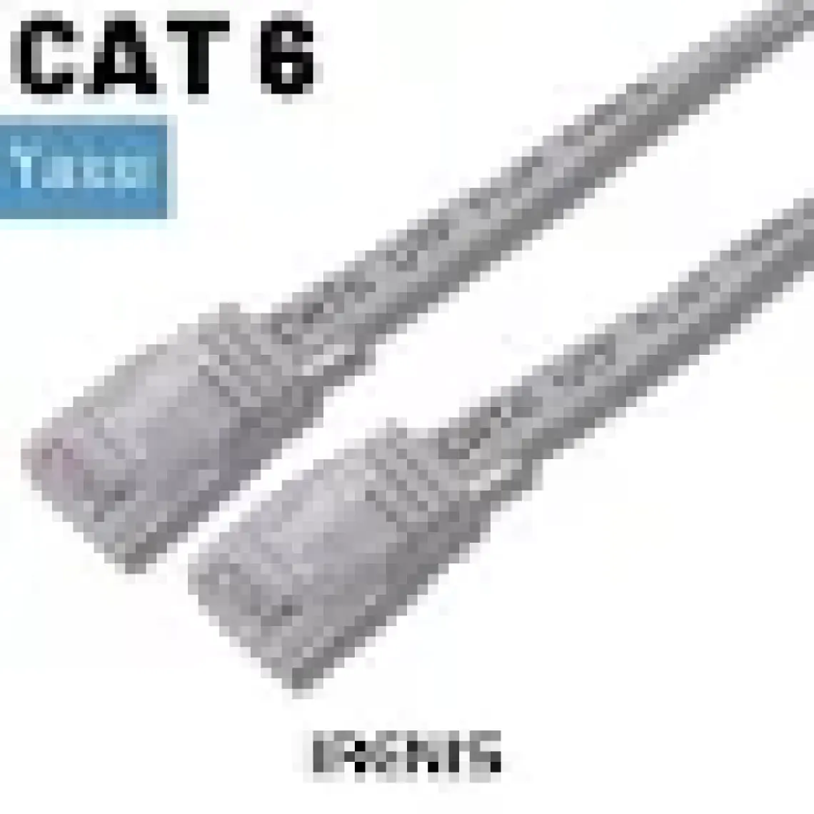 IRENIS CAT6 Yassı Ethernet (Network, LAN) Kablosu, Beyaz, 7.50 metre