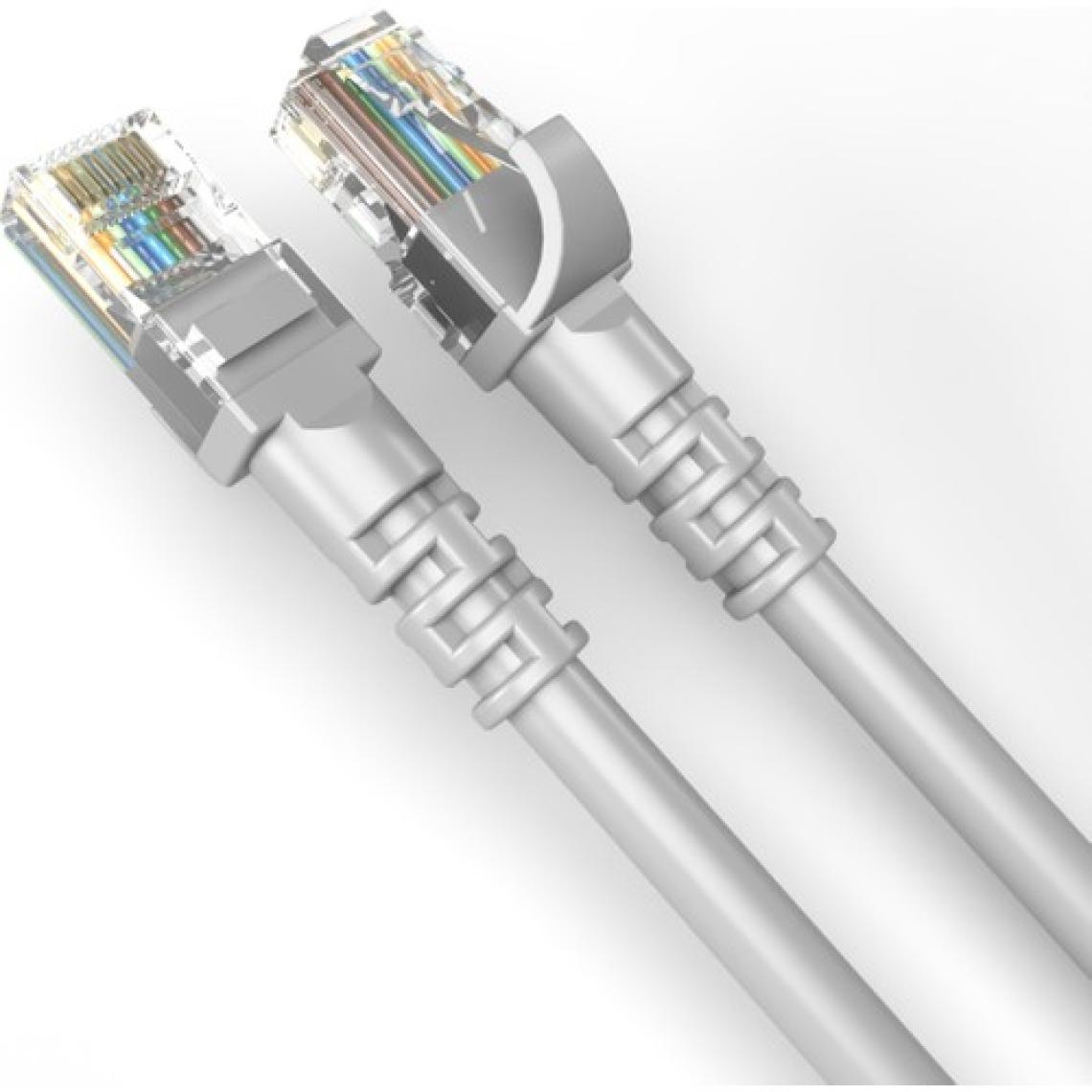 Derkab 30 Metre Cat6 Network-Ağ-Ethernet Kablosu Gri