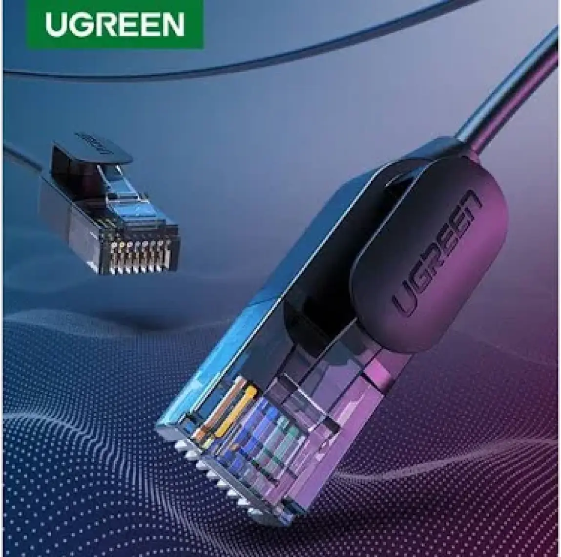 Ugreen Cat6A Slim 10Gbps Ethernet Kablosu 10 Metre