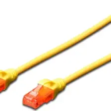 Digitus Patch Kablo, U-UTP, CAT. 6, 2 metre, AWG 26/7, Cu, LSZH, sarı renk