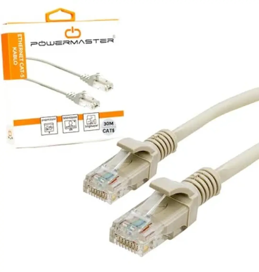 Powermaster Cat5 Ethernet Kablosu 30 m