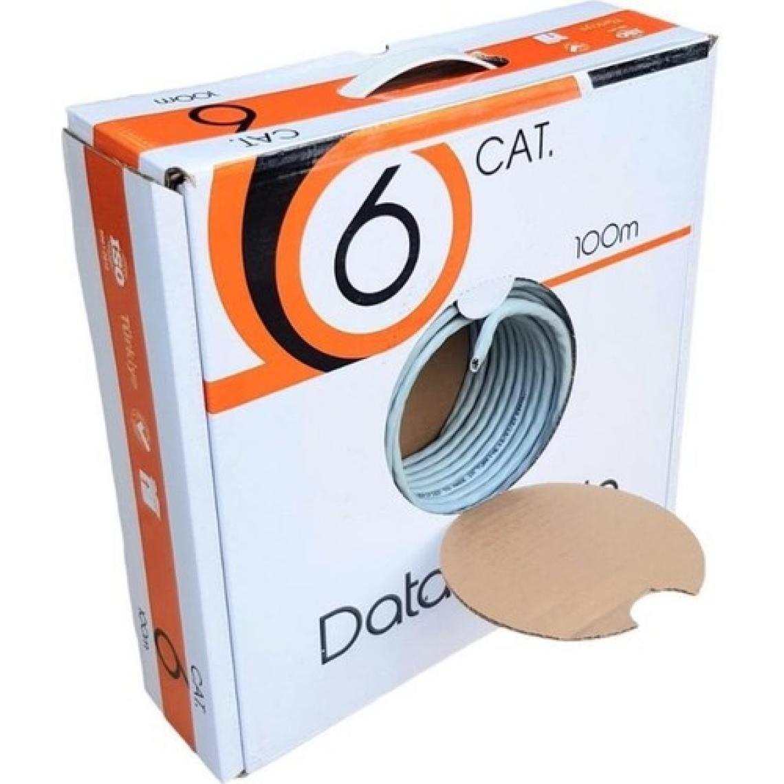 Ersan Kablo 23AWG Full Bakır Cat6 Kablo Gri 100MT Yerli Üretim