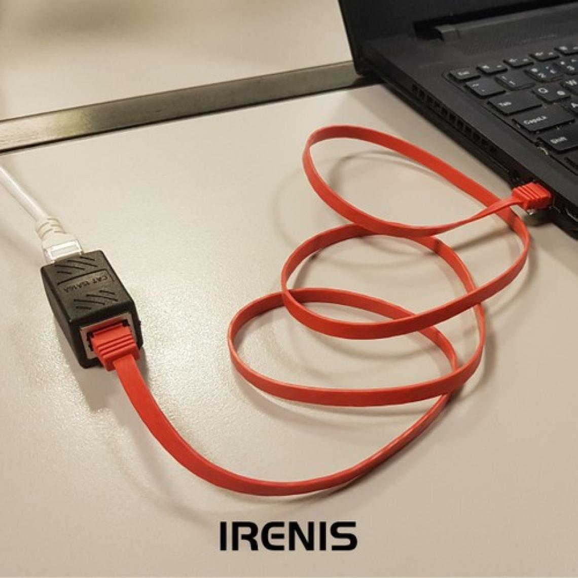IRENIS CAT6 Yassı Ethernet (Network, LAN) Kablosu, Beyaz, 5 metre