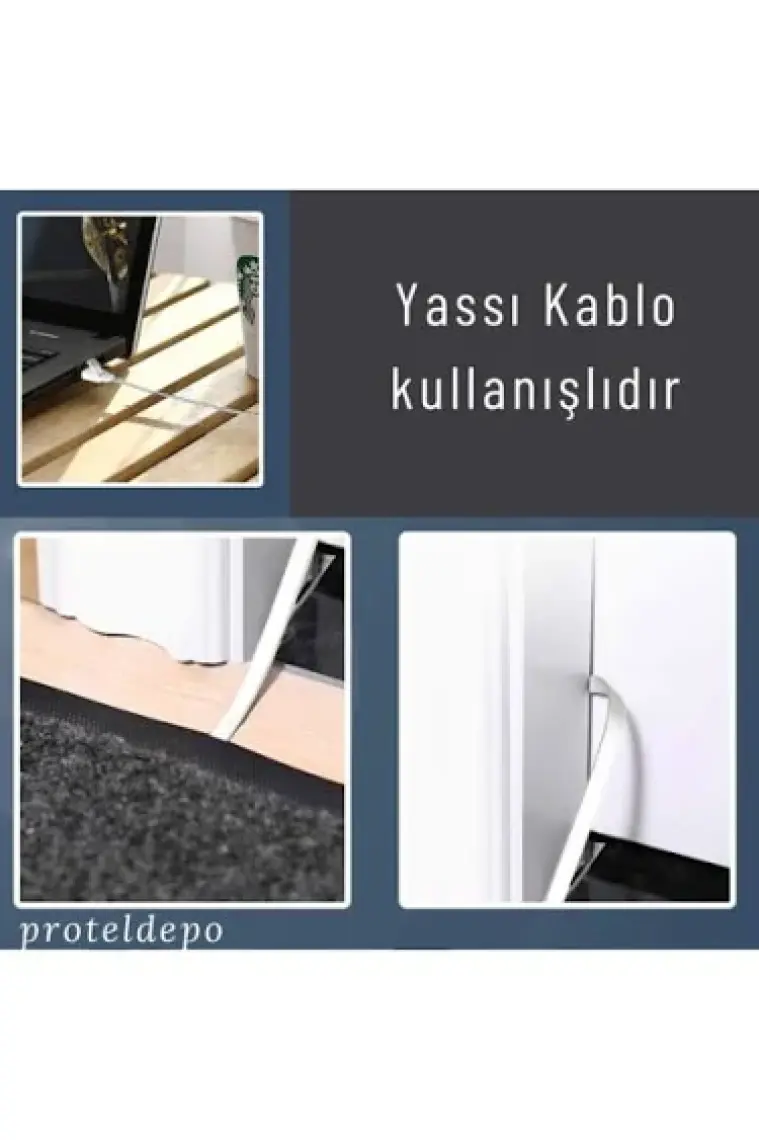 IRENIS CAT6 Yassı Ethernet (Network, LAN) Kablosu, Gri, 15 metre