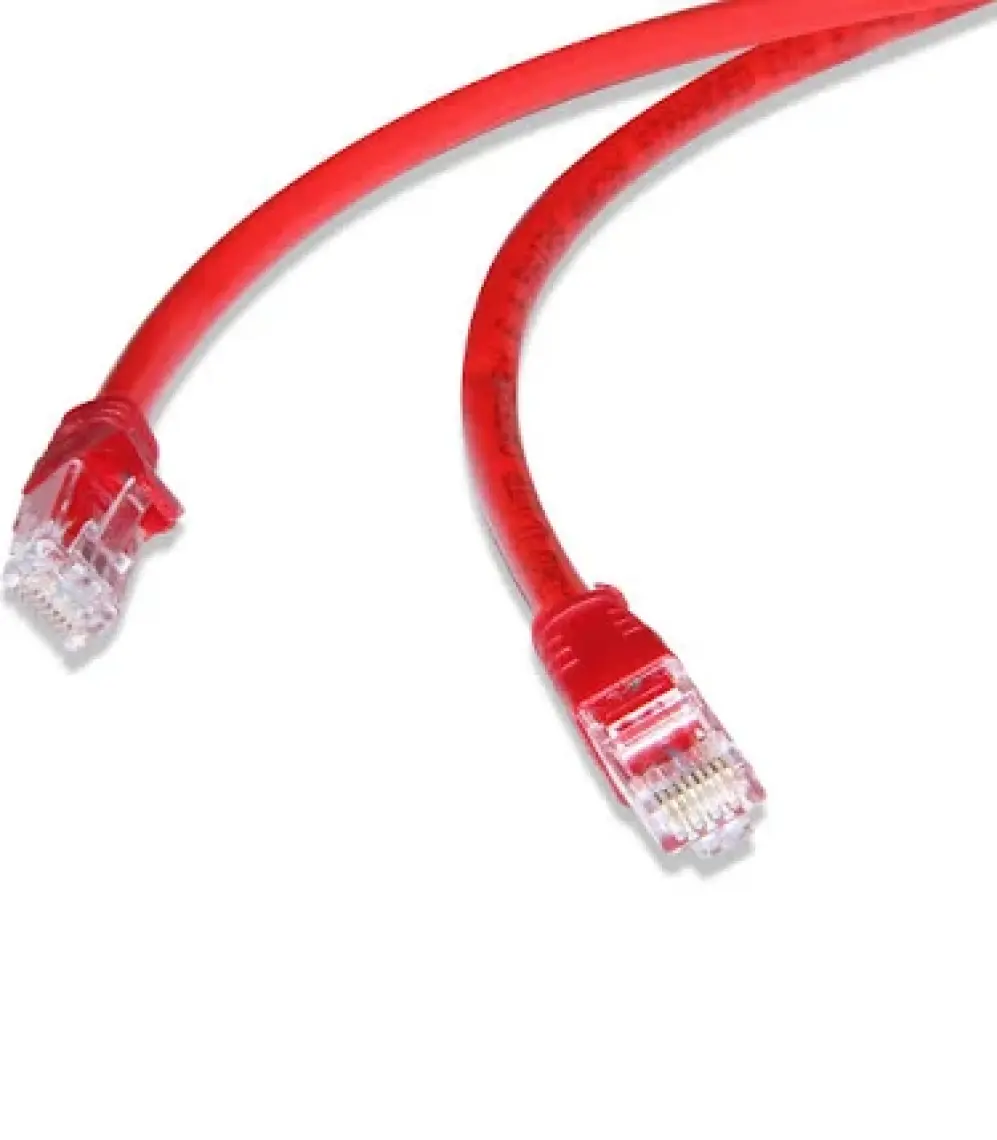 Flaxes FNK-602K 2 Mt CAT6 (Patch) Network Kablosu Kırmızı