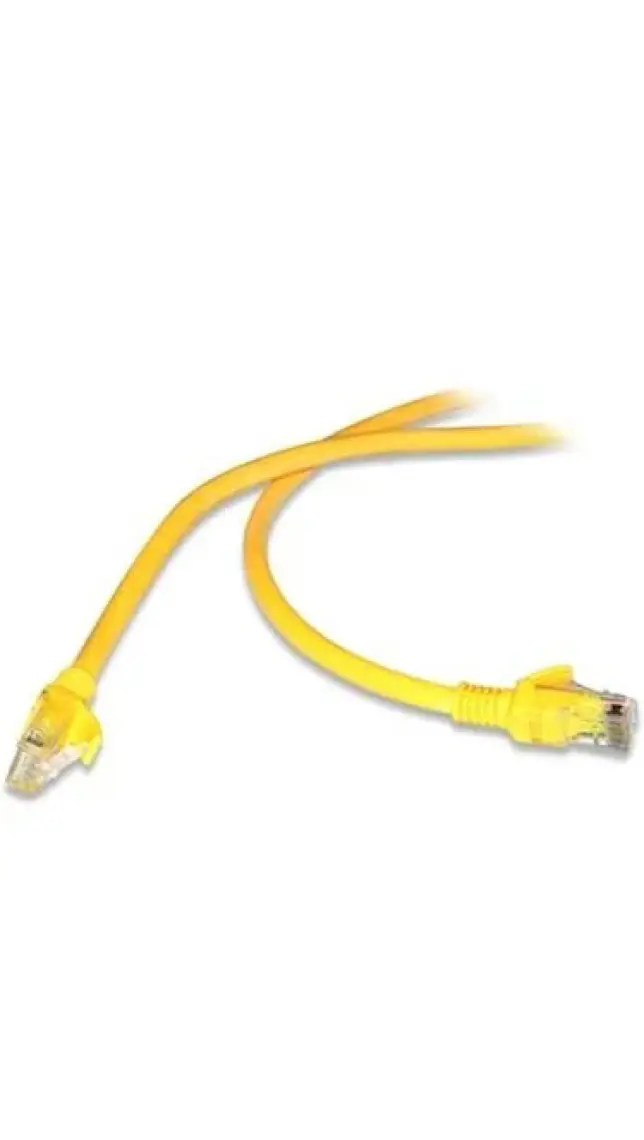 Flaxes FNK-605S 5 Mt CAT6 (Patch) Network Kablosu Sarı