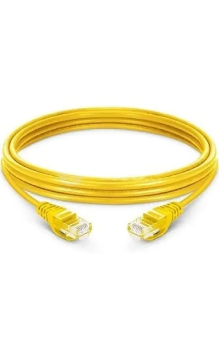 Flaxes FNK-605S 5 Mt CAT6 (Patch) Network Kablosu Sarı