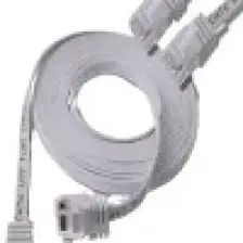 IRENIS CAT6 Yassı Ethernet (Network, LAN) Kablosu, Beyaz, 1 metre