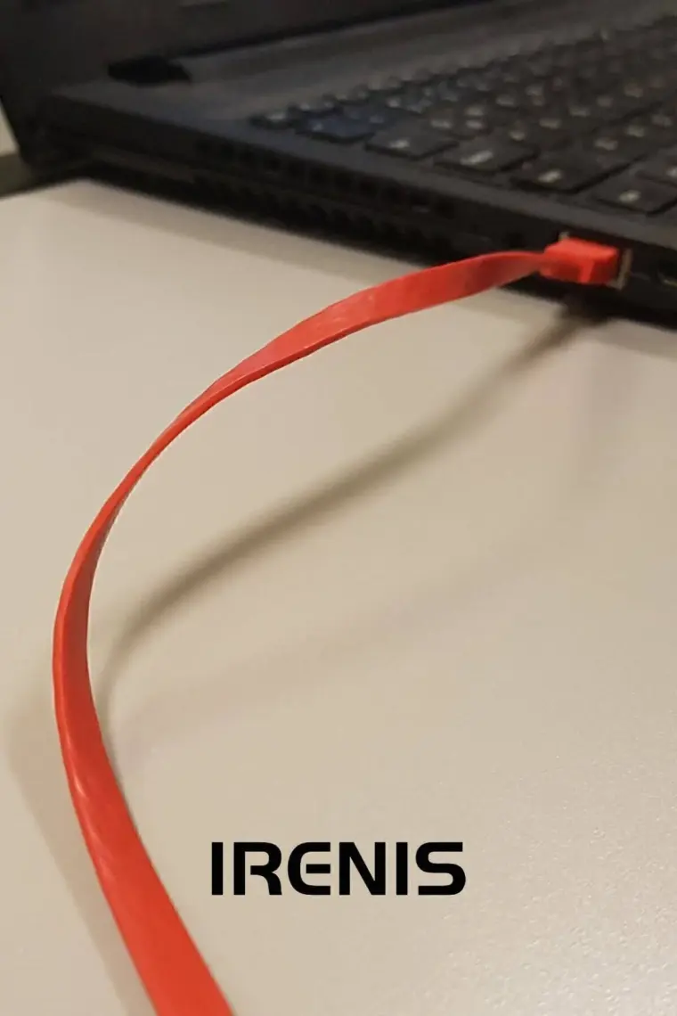 IRENIS CAT6 Yassı Ethernet (Network, LAN) Kablosu, Siyah, 5 metre