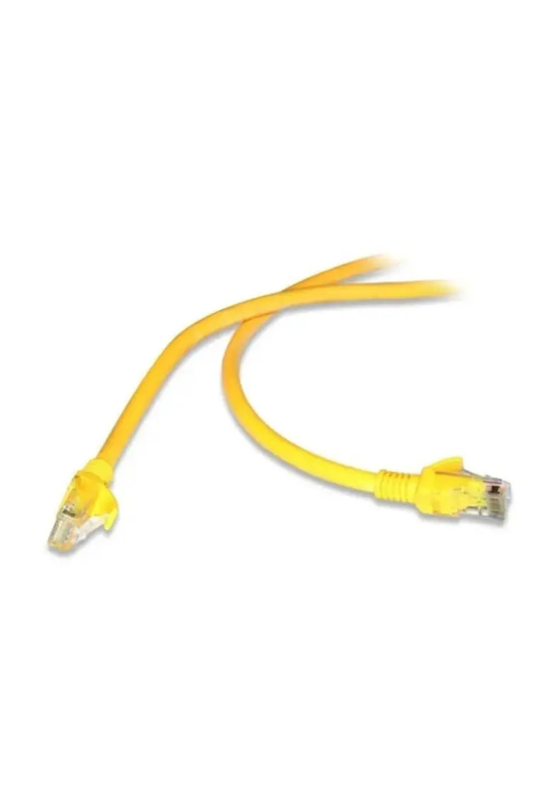 Flaxes FNK-610S 10 Mt CAT6 (Patch) Network Kablosu Sarı