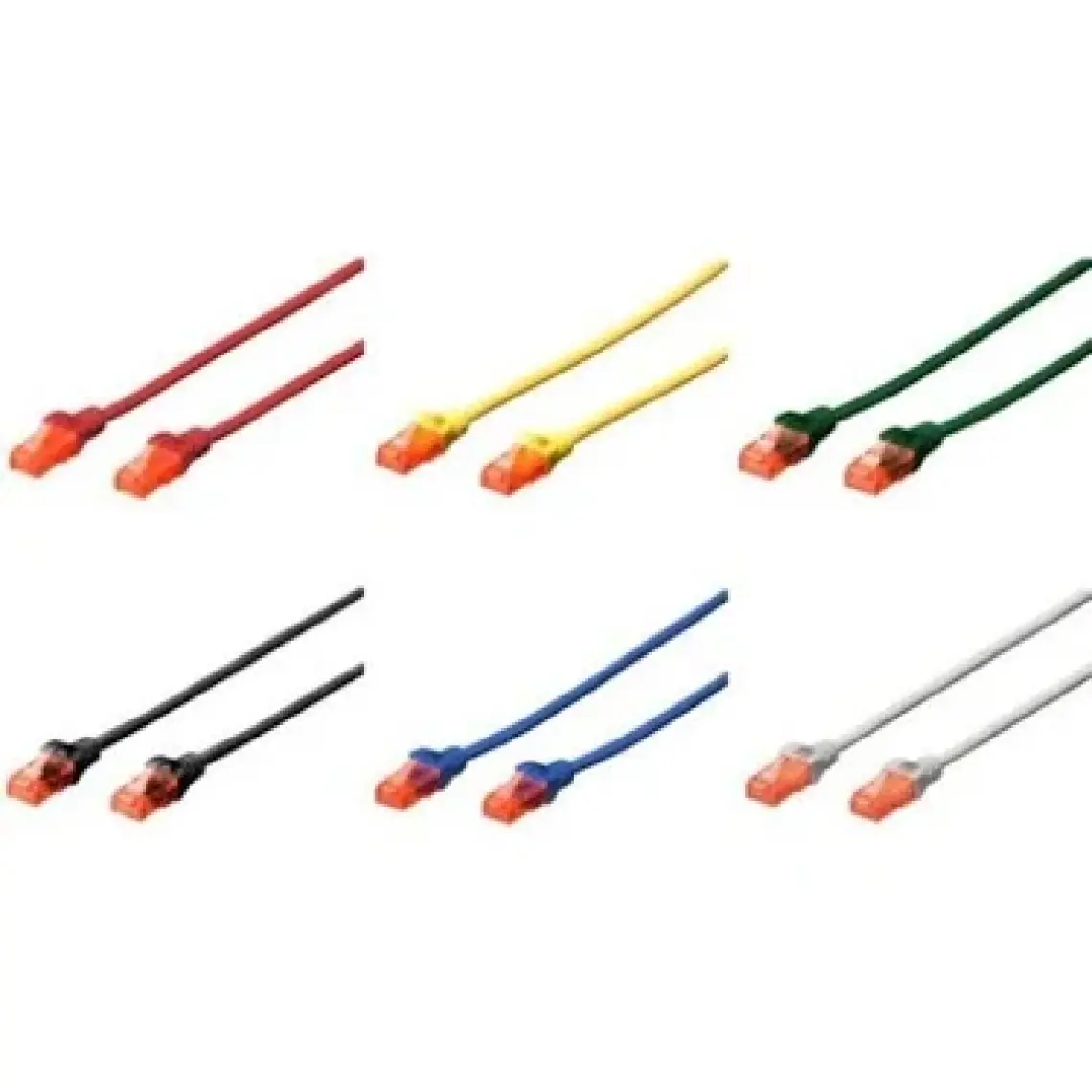 Digitus Patch Kablo, U-UTP, CAT. 6, 1 metre, AWG 26/7, Cu, LSZH, sarı renk