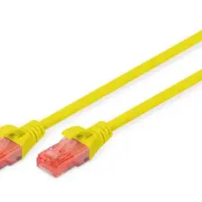 Digitus Patch Kablo, U-UTP, CAT. 6, 1 metre, AWG 26/7, Cu, LSZH, sarı renk