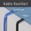 IRENIS CAT6 Yassı Ethernet (Network, LAN) Kablosu, Gri, 10 metre