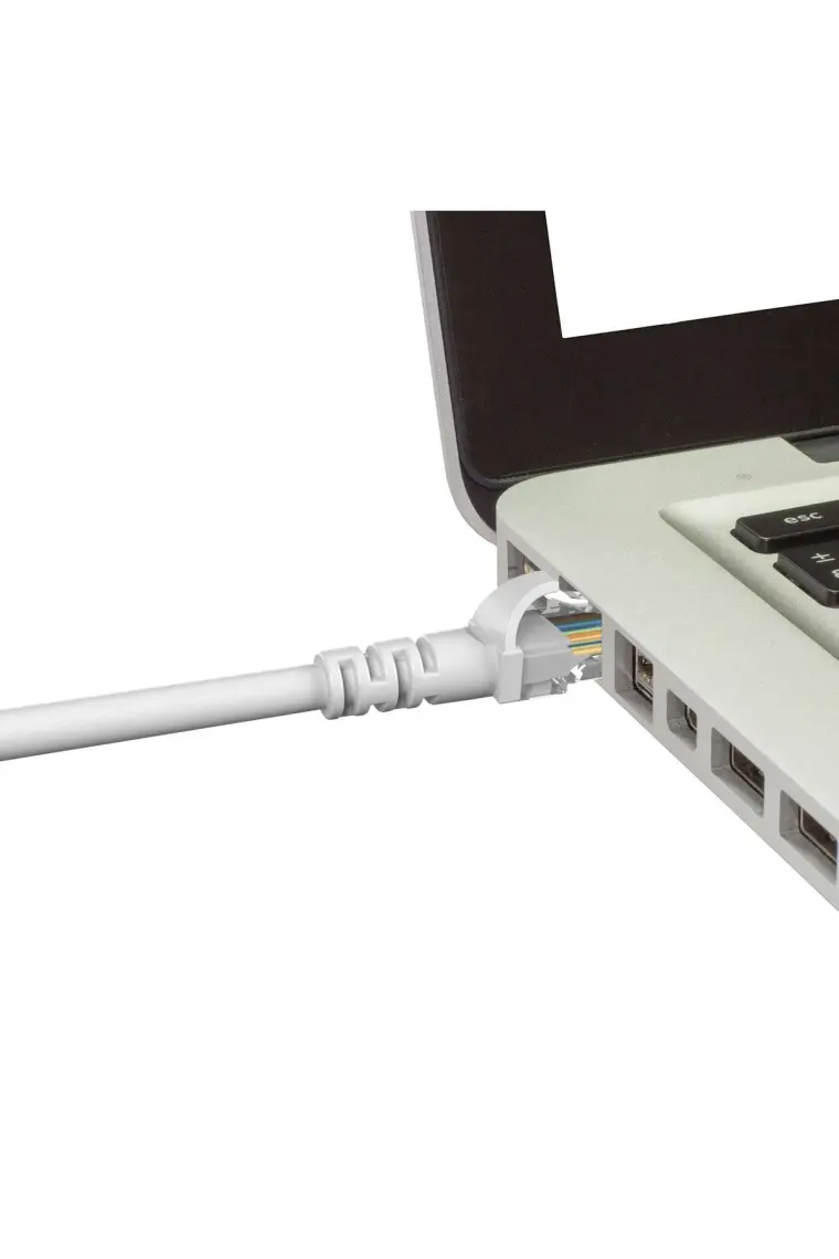 Derkab 15 Metre Cat6 Network-Ağ-Ethernet Kablosu Beyaz