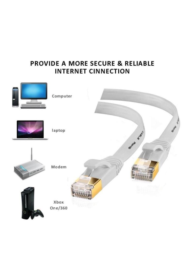 Ancheyn Cat7 Ethernet RJ45 Modem Internet Kablosu 10 Metre 10GBPS 600MHZ 4262