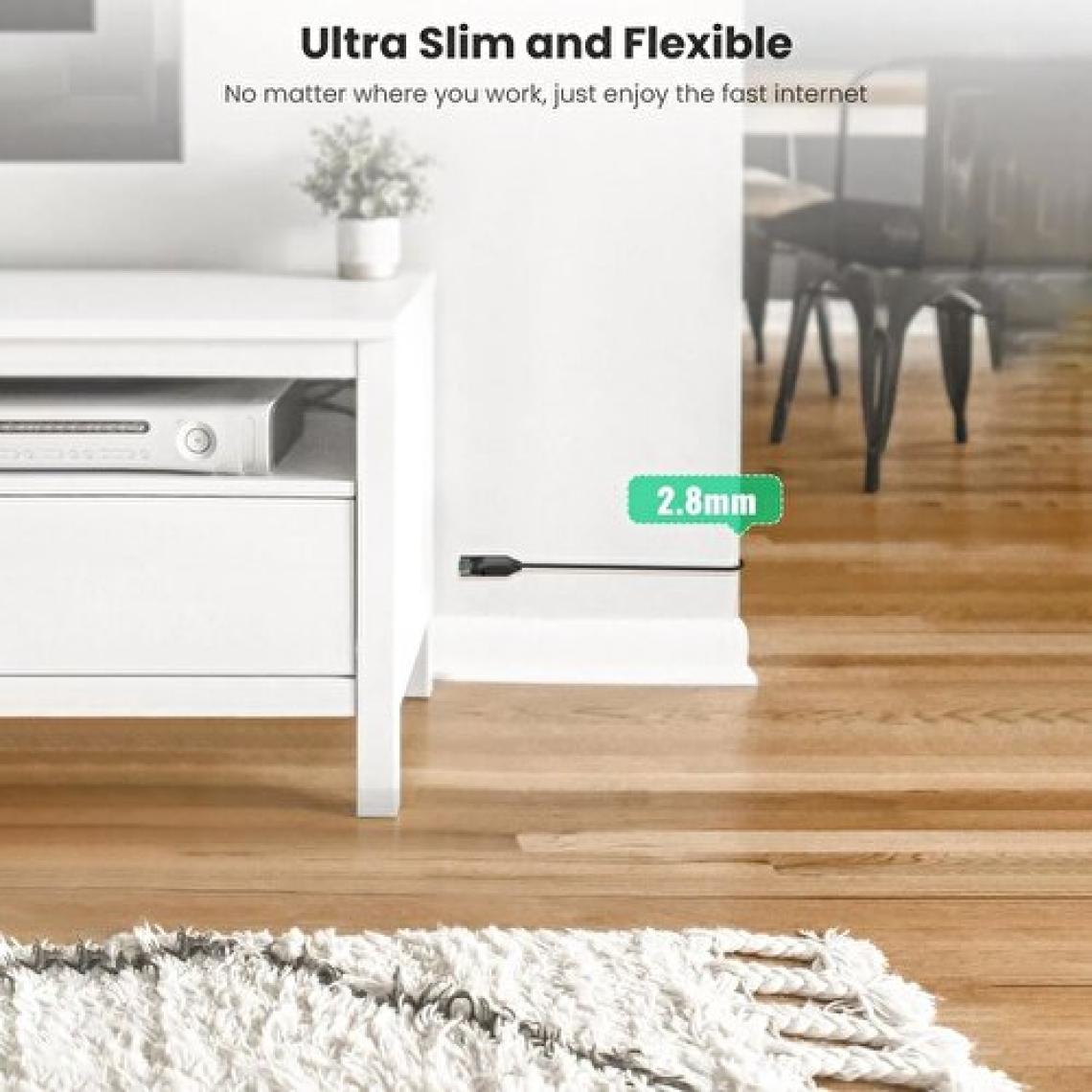 Ugreen Slim 2 m CAT6A Patch Kablo