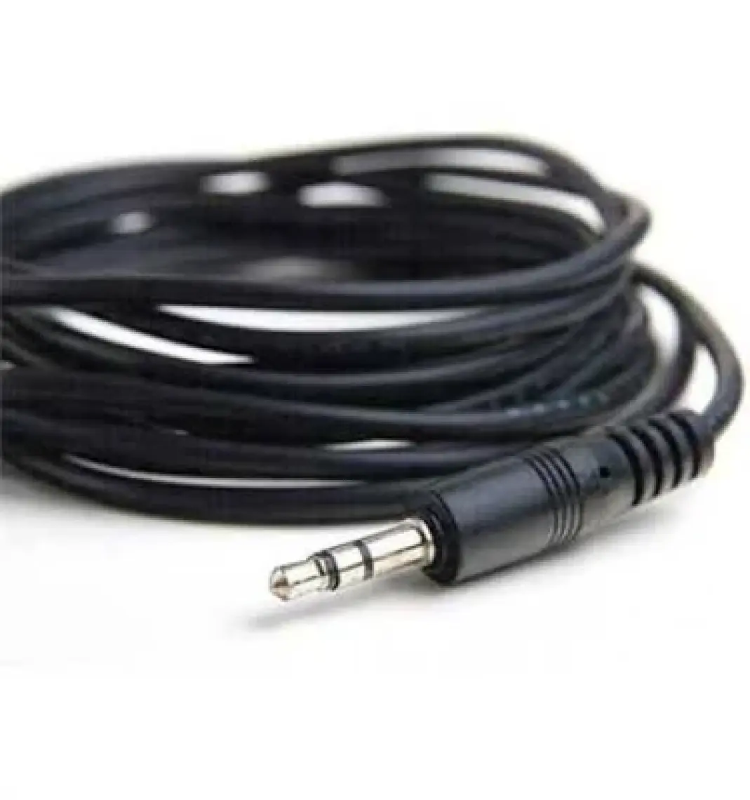 3,5Mm Stereo Erkek - Dişi Aux Ses Uzatma  Kablosu 5 Metre