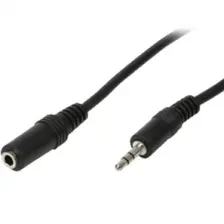 3,5Mm Stereo Erkek - Dişi Aux Ses Uzatma  Kablosu 5 Metre