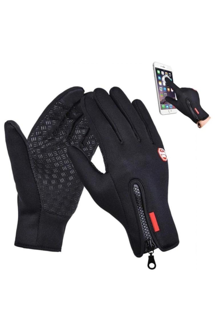 Dokunmatik Rüzgar Geçirmez Kaymaz Unisex Eldiven
